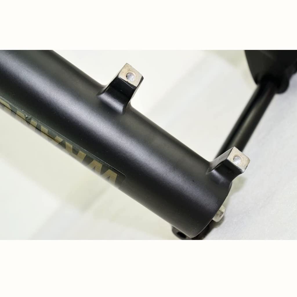 MTB widelec amortyzowany pneumatycznie 27,5" 29" XC rower górski widelec przedni magnez stop aluminium ręczna blokada stożkowa 1 1/2" hamulec tarczowy rower 150 mm skok sprężyny 110 × 15 mm oś