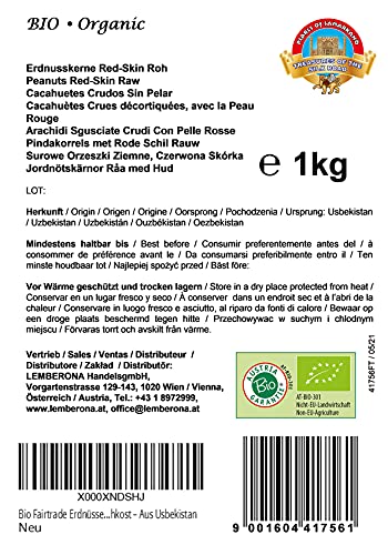 Biologische Fairtrade Pinda's met Rode Schil - 1kg - Ongebrand en Ongezouten - Raw Food - Uit Oezbekistan - Afbeelding 6