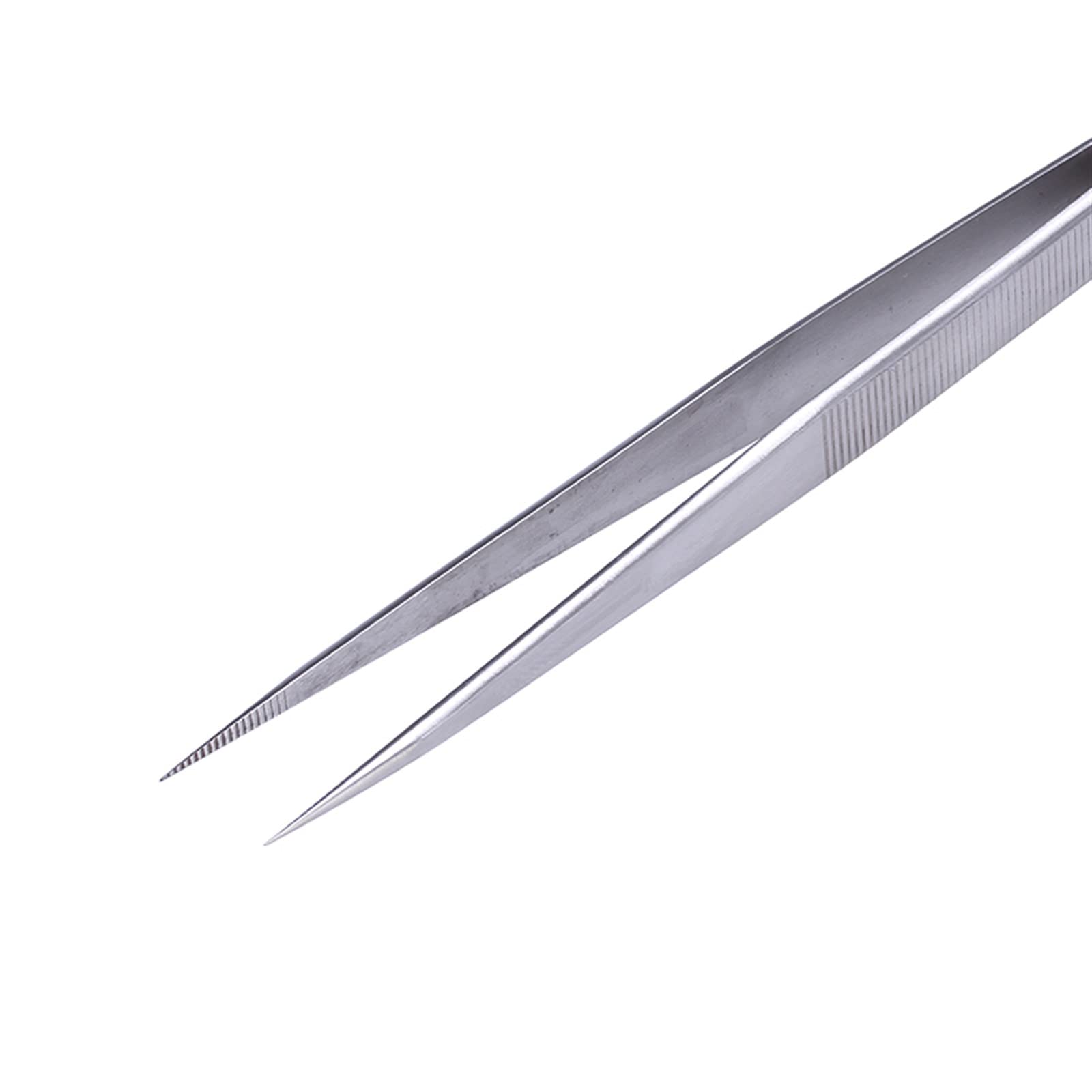 Pęseta do usuwania włosów, 18 cm, długa, precyzyjna pęseta, pęseta ze stali nierdzewnej, do elektronicznych mobilnych narzędzi konserwacyjnych, pęsety