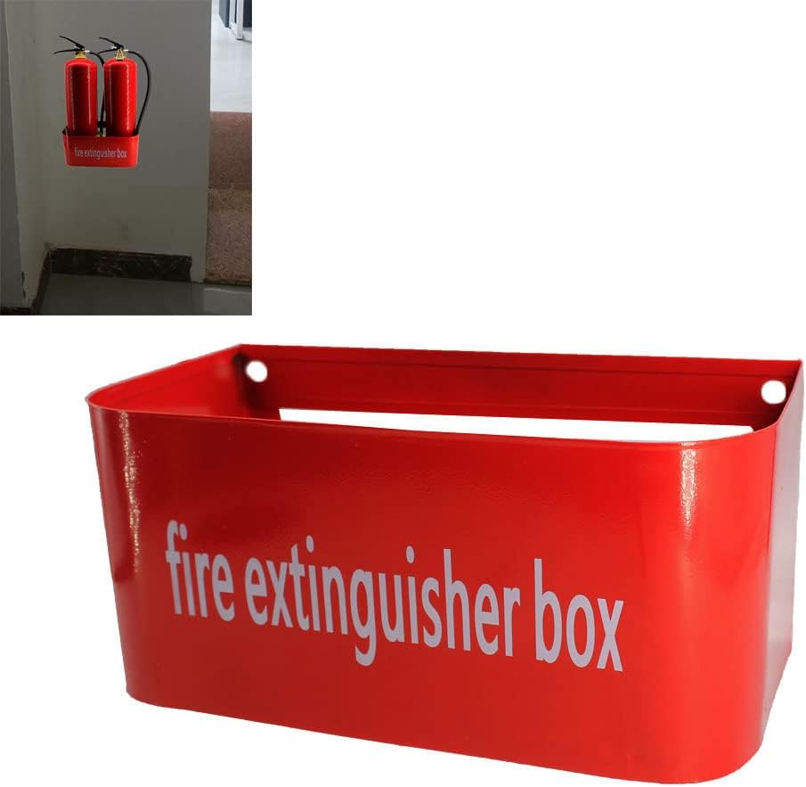 Fire Extinguisher Bracket Box Type Compatible with 5Pound Fire