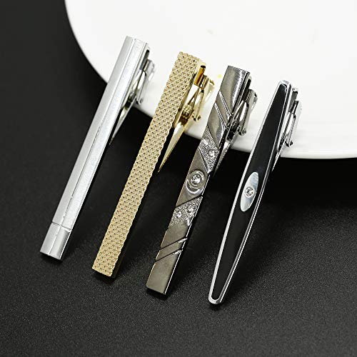Milacolato-Pince-a-Cravate-Bar-pour-Hommes-Cravate-Affaires-Barre-de-Mariage-Clips-Set-avec-Boutons-de-Manchette-Skinny-Bouton-Chemise-Elegant-Delicat-Cadeau-Boite-Homme
