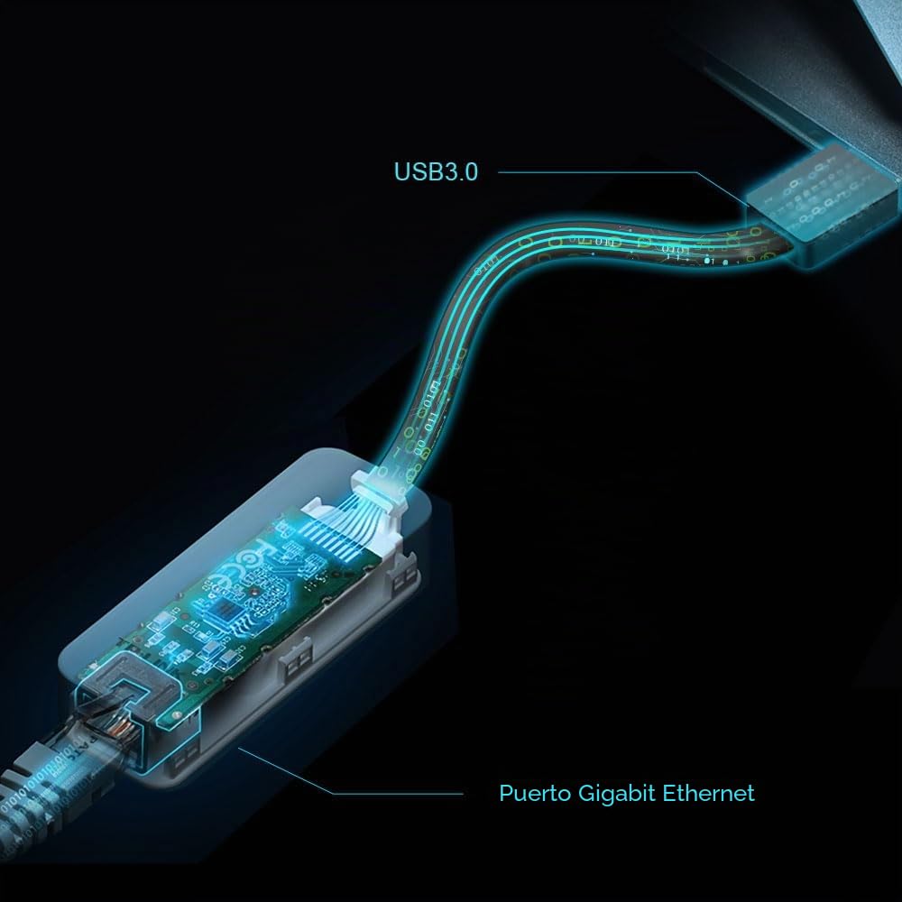 TP-Link UE306 Adaptador USB 3.0 Gigabit Ethernet 10/100/1000 Plegable