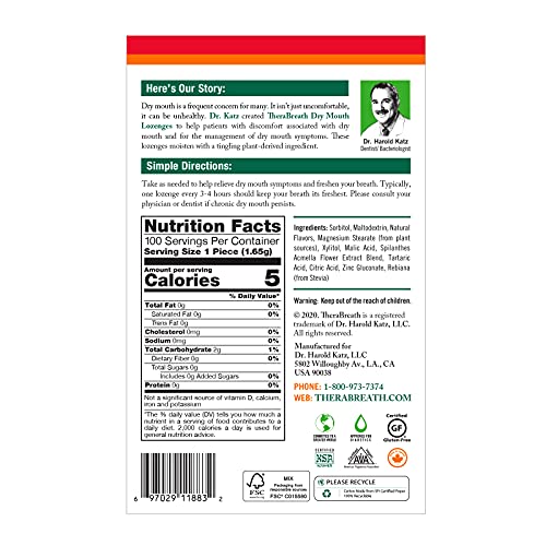 Therabreath LOZENGES With Zinc, Tart Berry Flavor thumb #1