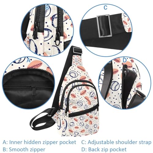 Mochila cruzada con correa ajustable que evita el rebote 2