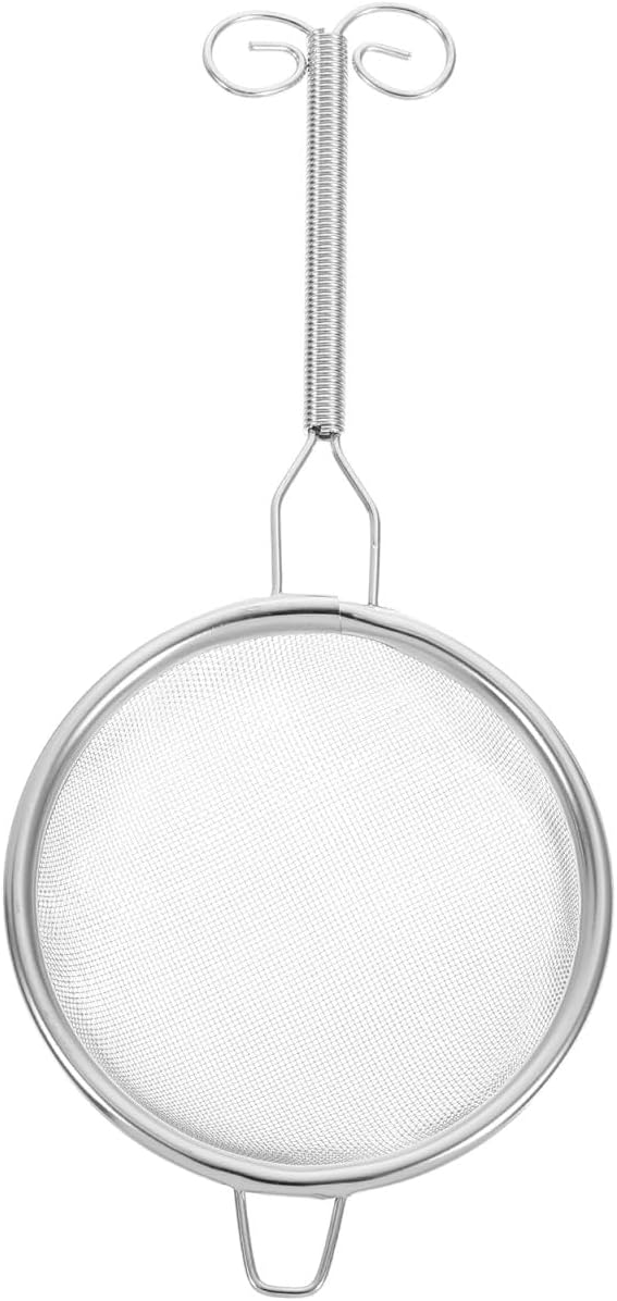 Stainless Steel Loose Tea Filter Spoon for Cups, Silver