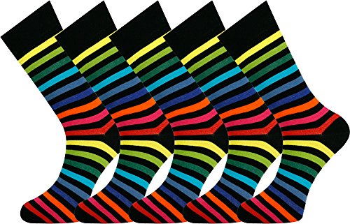 Mysocks 5 Pairs Men's Stripe