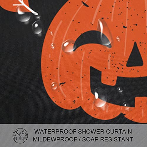 Rideau de douche Halloween sans odeur pour baignoire propre