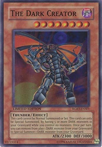 YU-GI-OH! - El Creador Oscuro (RGBT-ENSE1) - Edición Especial de Batalla Raging - Edición Limitada - Super Rare