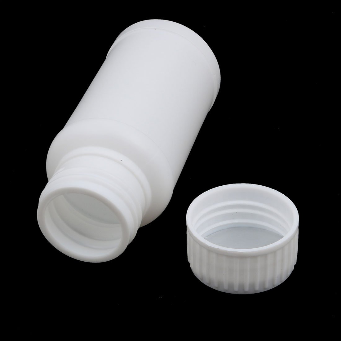 Aexit 10pcs 2oz gauge HDPE Plastic White Refillable Narrow Mouth Storage Bottle Jar