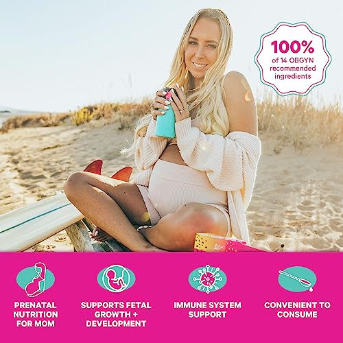 Pink Stork Liquid Prenatal + Postnatal Vitamins for Women with Organic Whole Food Blend, Folate, and Vitamin B6 for Pregnancy and Postpartum - Mixed Berry 32 Servings - Image 6