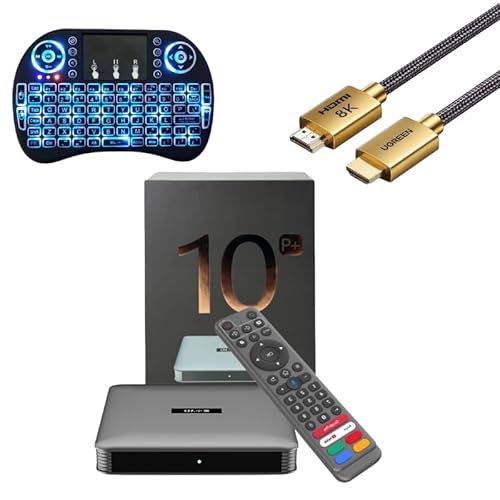 Svi-Cloud-10P+ Newest SVI.10P Box, Smart Voice Remote Control,4GB+64GB,WiFi 6,8K HD output ? Stable connection Supports 7 Days