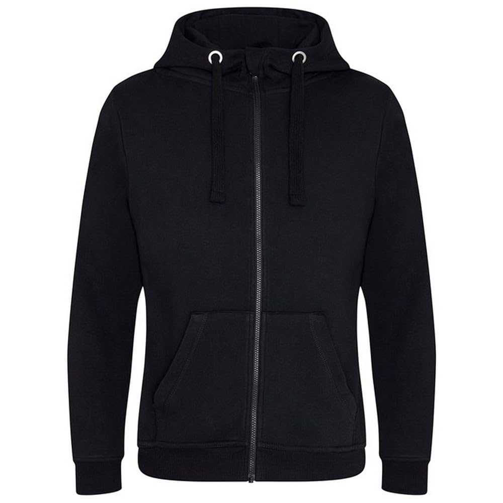 AWDis Just Hoods JH150 Heavyweight Zoodie - Jet Black - M
