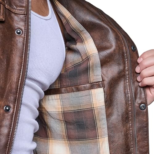 Image of Levi's Men's Faux Leather Classic Trucker Jacket