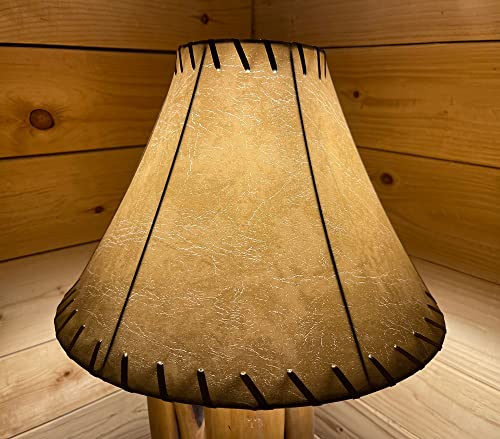 Generic Rustic Faux Leather Bell Lamp Shade thumb #1