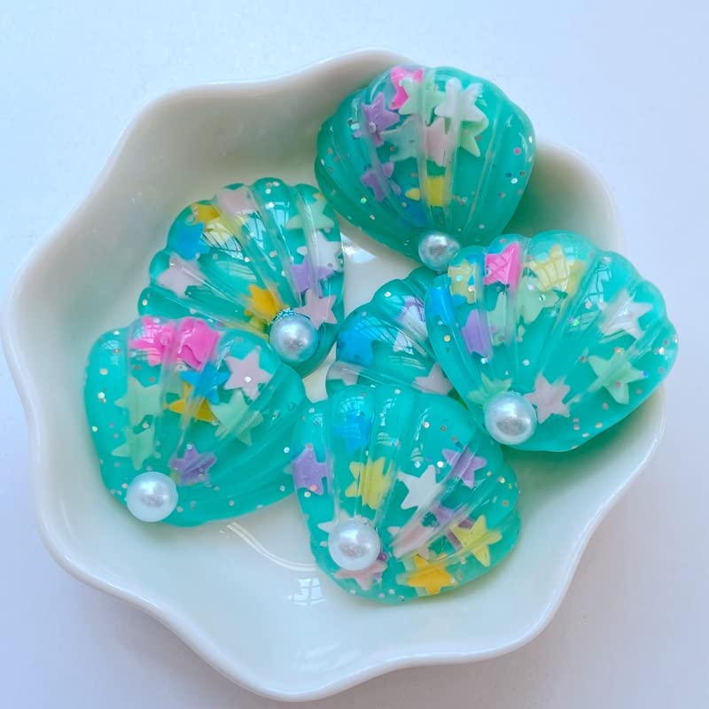 100 Ciondoli A Forma Di Cuore In Resina Colorata – Retro Piatto – Cabochon 1,3 Cm Per Scrapbooking, Biglietti E Decorazioni Fai-da-Te