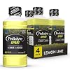 Pedialyte Sport Electrolyte Drink, Fast Hydration with 5 Key Electrolytes for Muscle Support Before, During, After Exercise, Lemon Lime, 1 Liter, Pack of 4