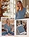 Sweetyweee Women's Maternity Nursing Tops, V Neck Breastfeeding Sweaters Long Sleeve Hidden Zipper Shirts(Blue,Medium)