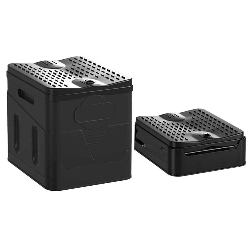 Camping Toilets Portable Folding Toilet Travel Toilet Reusable Strong Bearing Capacity Outdoor Toilet Car Toilet Bucket Toilet Camping Loo for Outdoors Fishing Hiking Long Trips
