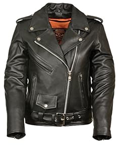 Milwaukee Women's Full Length Motorcycle Jacket (Black, XX-Large)