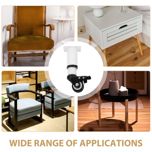 Patas de muebles de metal ajustables para solucionar desniveles en camas y armarios bajos 4