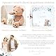 Wellode® 8 Beutel für Neugeborene Krankenhaus Teddy Bear, 6 große und 2 kleine – wiederverwendbare Wickeltaschen für Neugeborene – Wertvolles Geschenk für werdende Mütter und Geburtsliste für Babys –