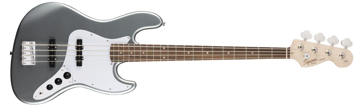 Fender 0310760581Squier by Affinity Jazz V String Beginner Electric Bass Guitar - Rosewood Fingerboard, Black