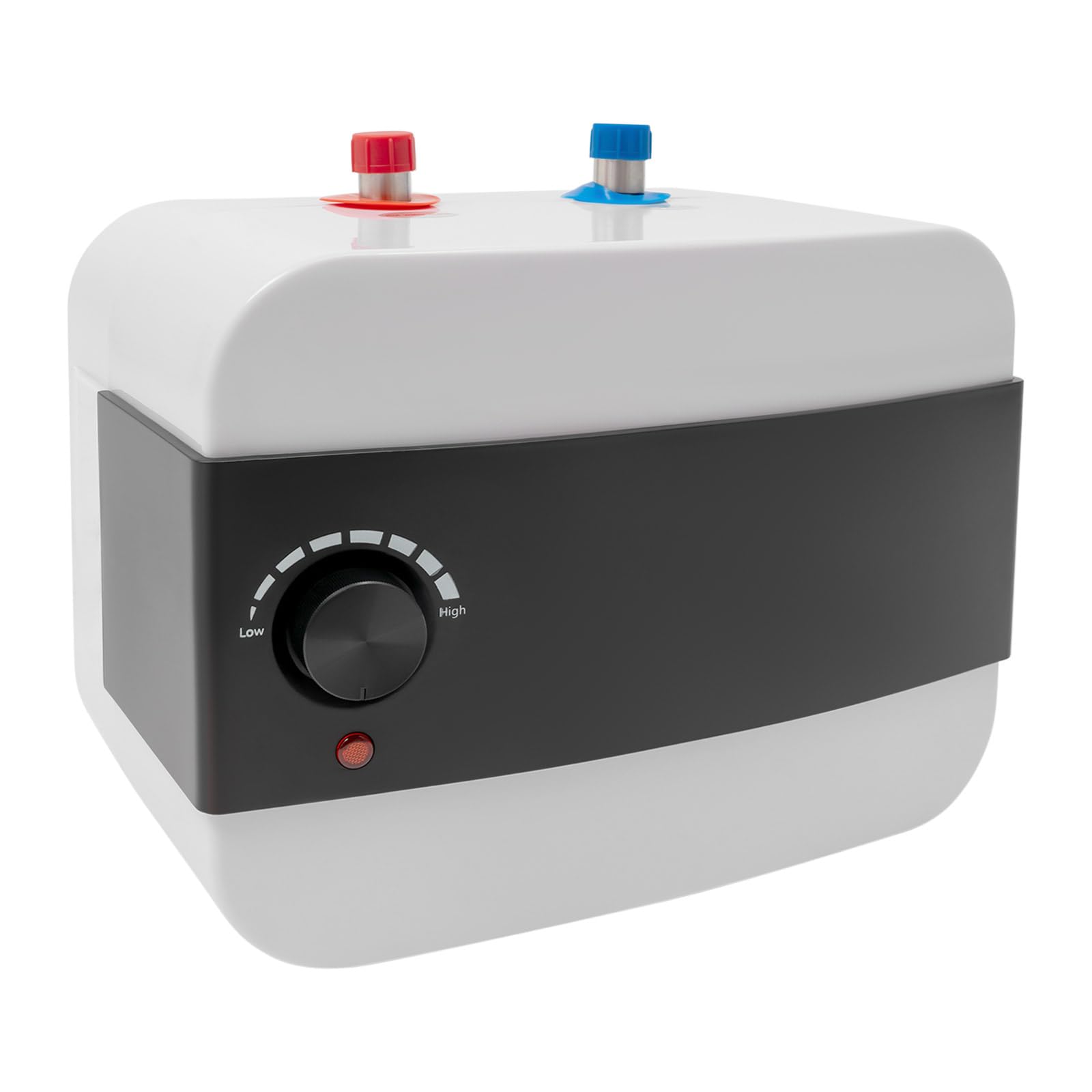 Scaldabagno istantaneo elettrico 1500 W, mini scaldabagno 6L con tubo, regolazione della temperatura 0-65 °C, LED chiaro, economico e compatto, per lavabo cucina bagno