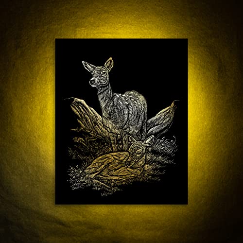 Royal & Langnickel Kratzbild Tukan DIN A4 - Regenbogenfarben Kratzkunst Set