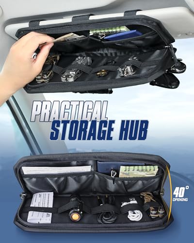 WYNEX Molle Car Sun Visor Organizer