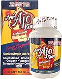 Artri AJO King Ortiga & Omega 3 Dolor - Joint Support Supplement 100 Tabletas Flexibilidad. Curcuma,...