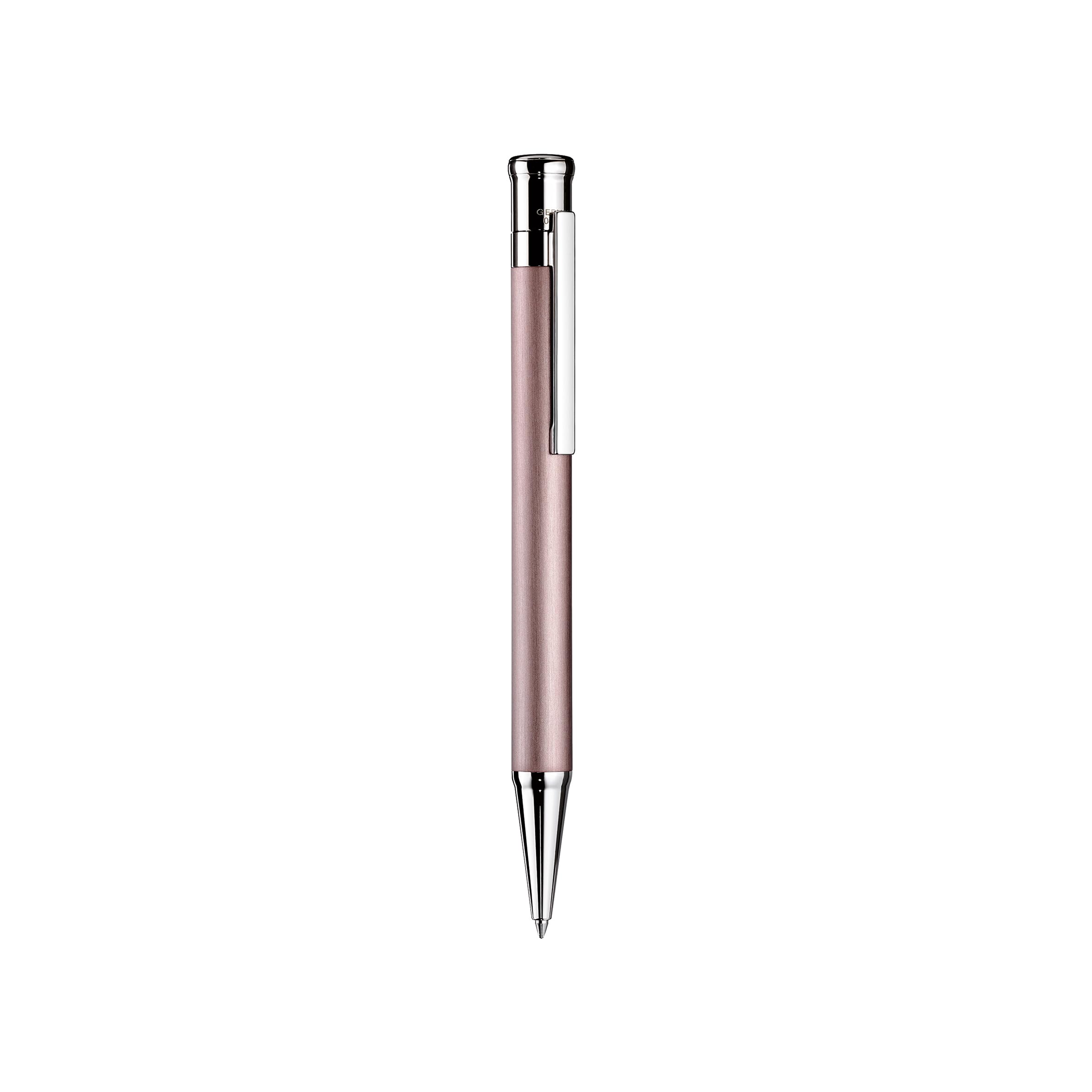 Otto Hutt Design 04 Kugelschreiber Pearl Pink, mit Schaft matt satiniert, Beschlagteile glanz Platin beschichtet, 001-20235
