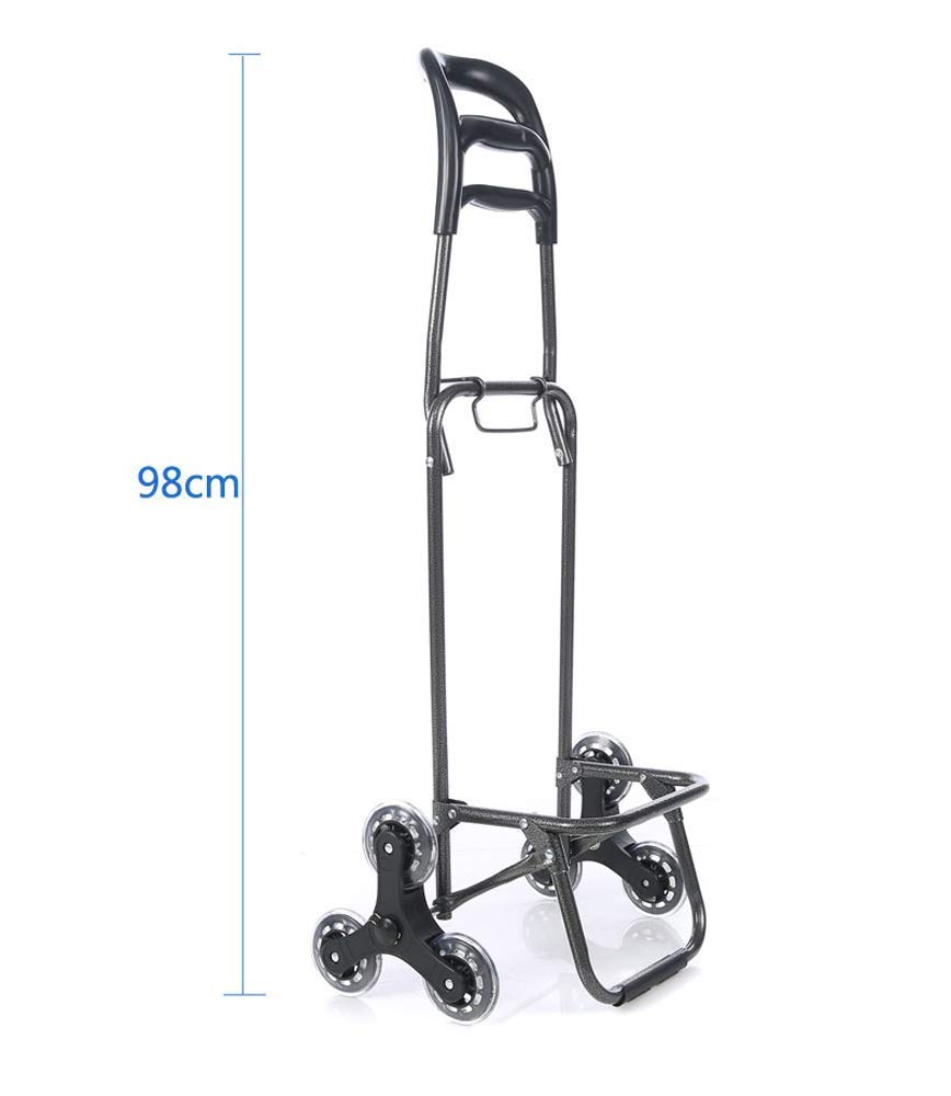 Carrelli della Spesa, Carrello della Spesa Salire Le Scale Carrello degli Alimenti Carrello Piccolo Vecchio Supermercato Portatile Pieghevole Spinta a Mano Bagagli Tirare A Mano Auto, Vino R