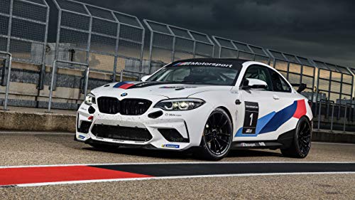 Iconic Arts Laminated 42X24 Poster: White Bmw M2 Cs Racing 2020 4K 5K Hd Cars Hd #TOP14