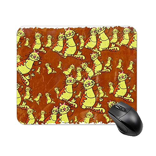 Preisvergleich Produktbild Mauspad Abstrakte Katzen Mousepad für Laptop, Desktop-Computer Büromaterial Mausmatte