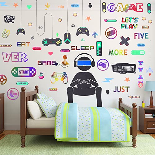 56 Piezas Vinilos Decorativos Gamer Controlador Joystick miniatura 1