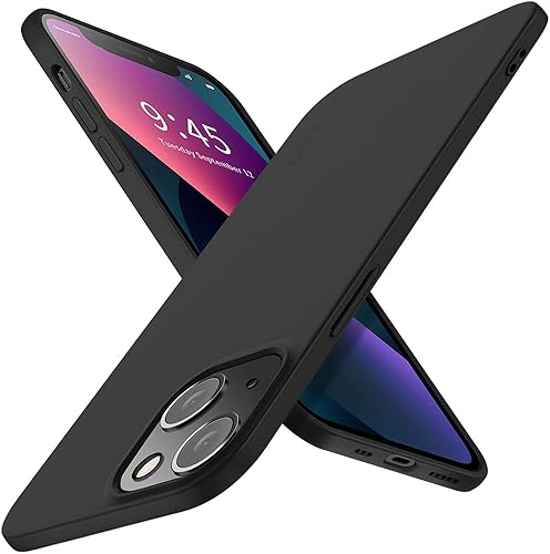 X-level Funda compatible con iPhone 13 mini, ultrafina [serie Guardian], revestimiento suave de TPU mate, cubierta trasera ligera para iPhone 13
