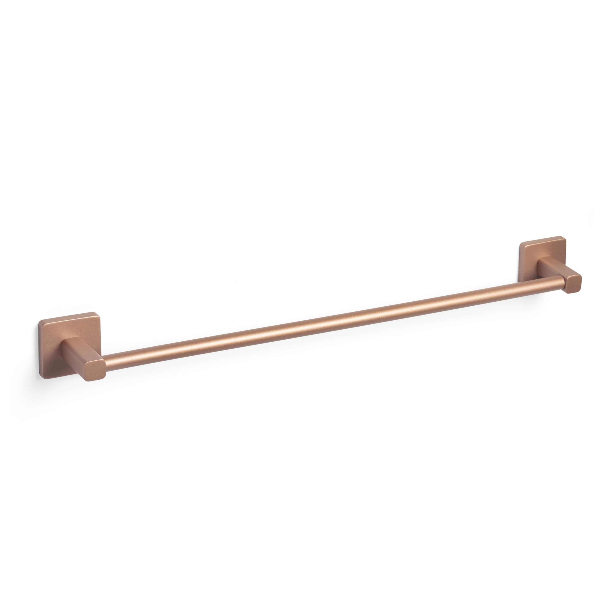 TATAY Portasciugamani Kalo 100% Inossidabile Finitura Opaca ed Elegante | Portasciugamani Bagno | Misure 6x6,5x60 cm | Installazione Senza Fori | Finitura Opaca Moderna | Resistenza 10 kg, Rosa