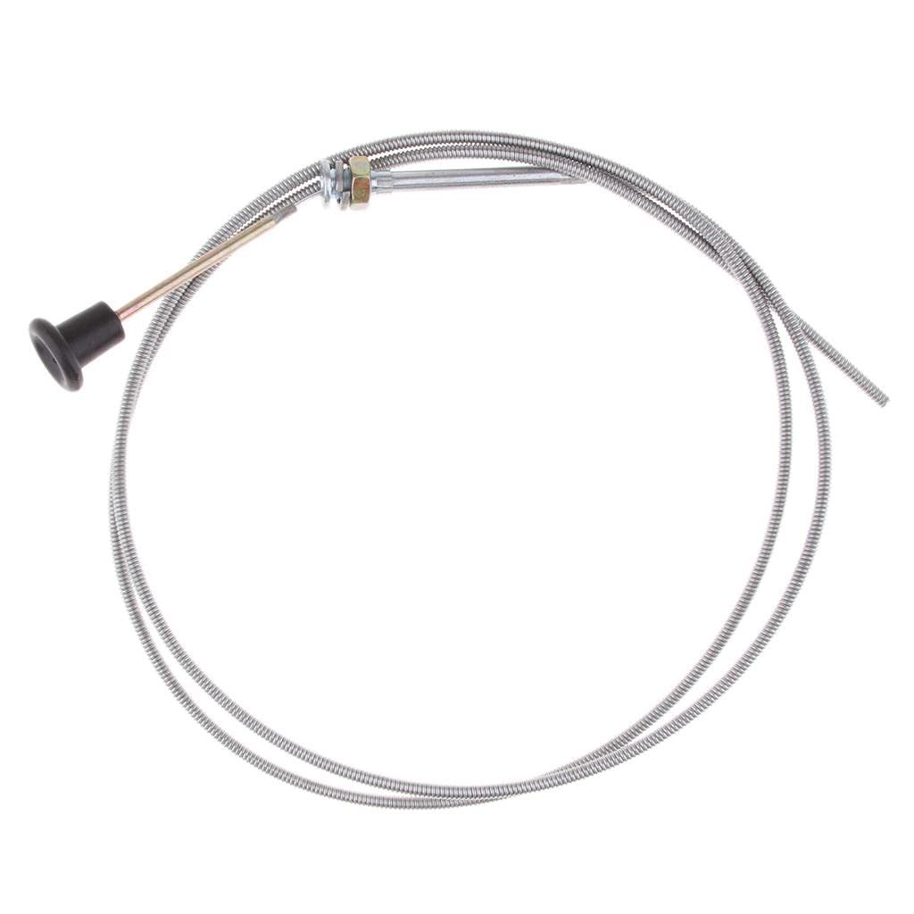 MYADDICTION 237 Rotary Universal Push Pull Choke Cable 63" Inner 60" Conduit 2-3/4" Travel for Lawnmower Lawn Mower-image-22
