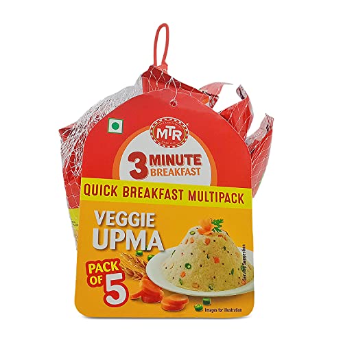 Image of MTR 3Min Upma Pouch, 300g (Pack Of 5)