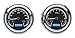 Dakota Digital 47 48 49 50 51 52 53 Chevy GMC Truck Analog Dash Gauge Black Alloy Blue VHX-47C-PU-K-B