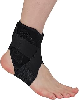 Aider Ankle Support Brace - For Injured Ankle Protection and Sprain Support, Plantar fasciitis, Athletics, Injury Recovery, Joint Pain (Right)