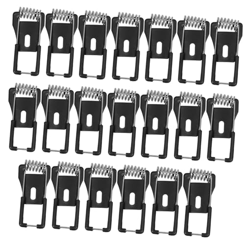 IWOWHERO 20Pcs LED Spring Clips High Hardness Lamp Mounts for Lighting Strong Grip Support Compatible with Panel Lights Ceiling Fixtures