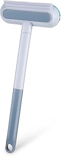OATIPHO Cepillo de Limpieza Cepillo de depilación barriendo Fregar Cerdas rígidas Cepillo de Pelo Interior depurador Cepillo para Limpiar vidrios Pincel de Pista de Ventana páginas Azul