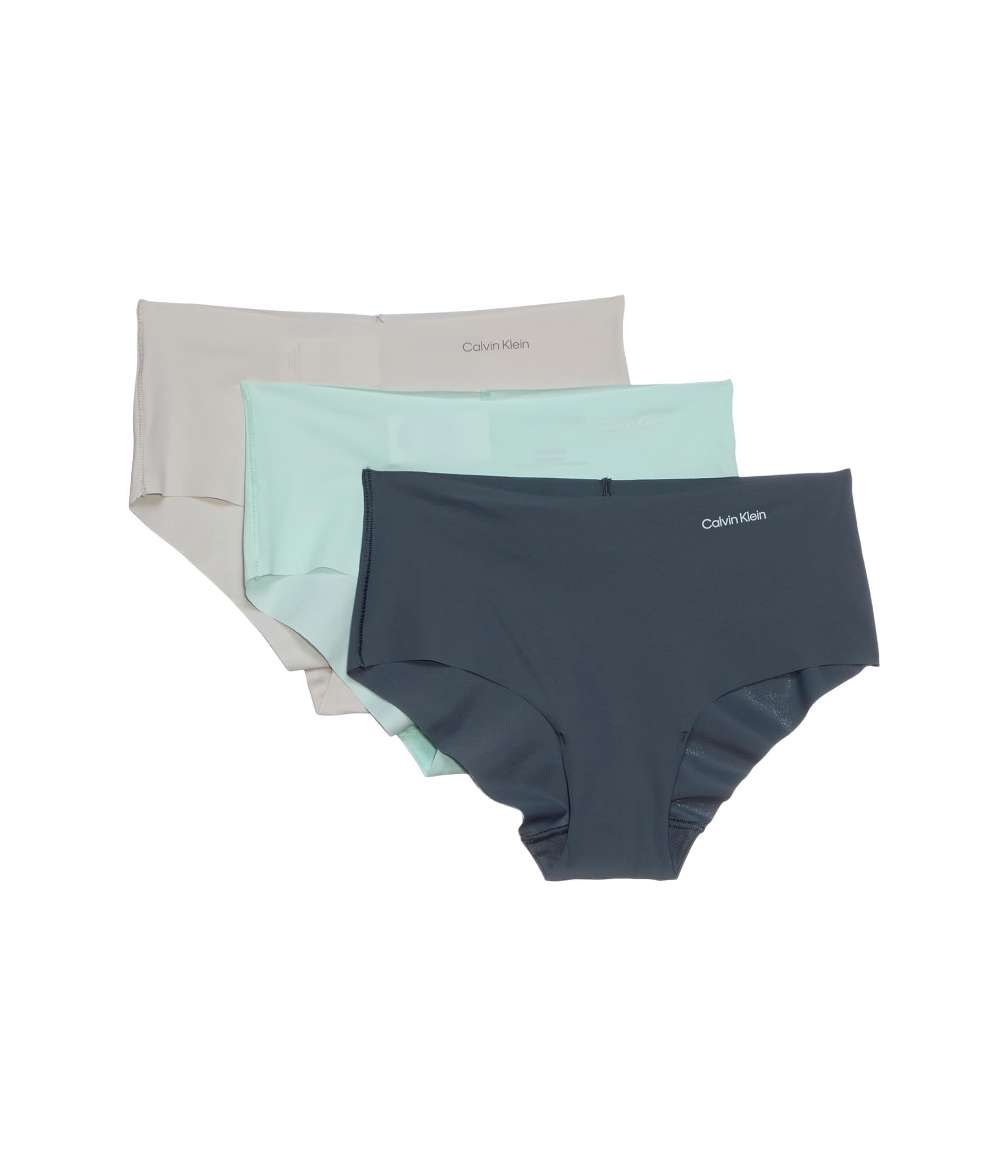 Calvin Klein Invisibles Seamless Hipster Panties, Multipack Slip a Culotte (Pacco da 3) Donna