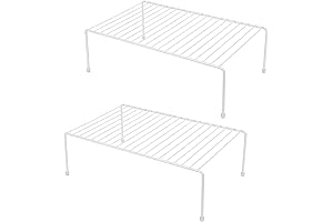 Exceptional Storage Solution: 2-Pack Shelving Racks for Simplified Kitchen Organization