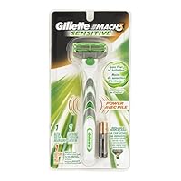 Algopix Similar Product 10 - Gillette Mach3 Power Mens Razor and 1