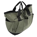 Loigohon ツールバッグ 大容量 ガーデニング用 – 耐久性素材 持ち運び便利 収納バッグ