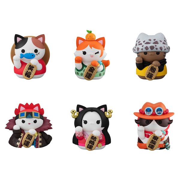 Amazon | MEGA CAT PROJECT ワンピース ニャンピースニャーン！ 招き猫 