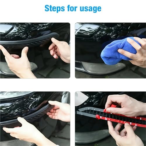 Tira protectora de puerta de coche con ajuste para parabrisas de ventana lateral 4