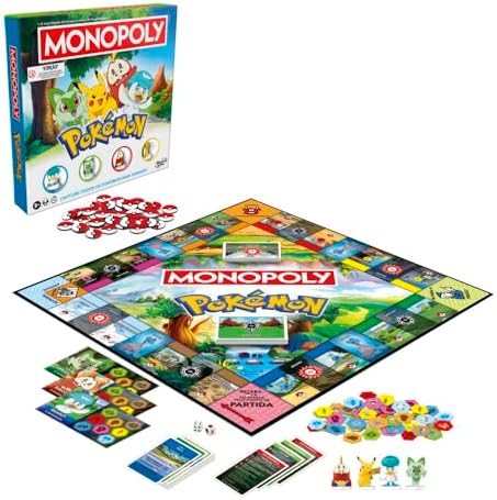 Monopoly Pokémon Edition Jogo de Tabuleiro